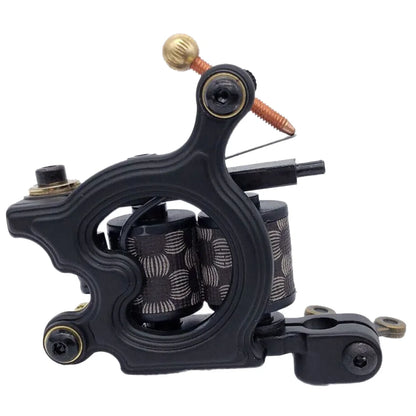 Professional Tattoo Coil Machine Tattoo Liner and Shader 10 Wraps Coils Iron Handmade Coil Tattoo Machine Gun for Tattoo Needle