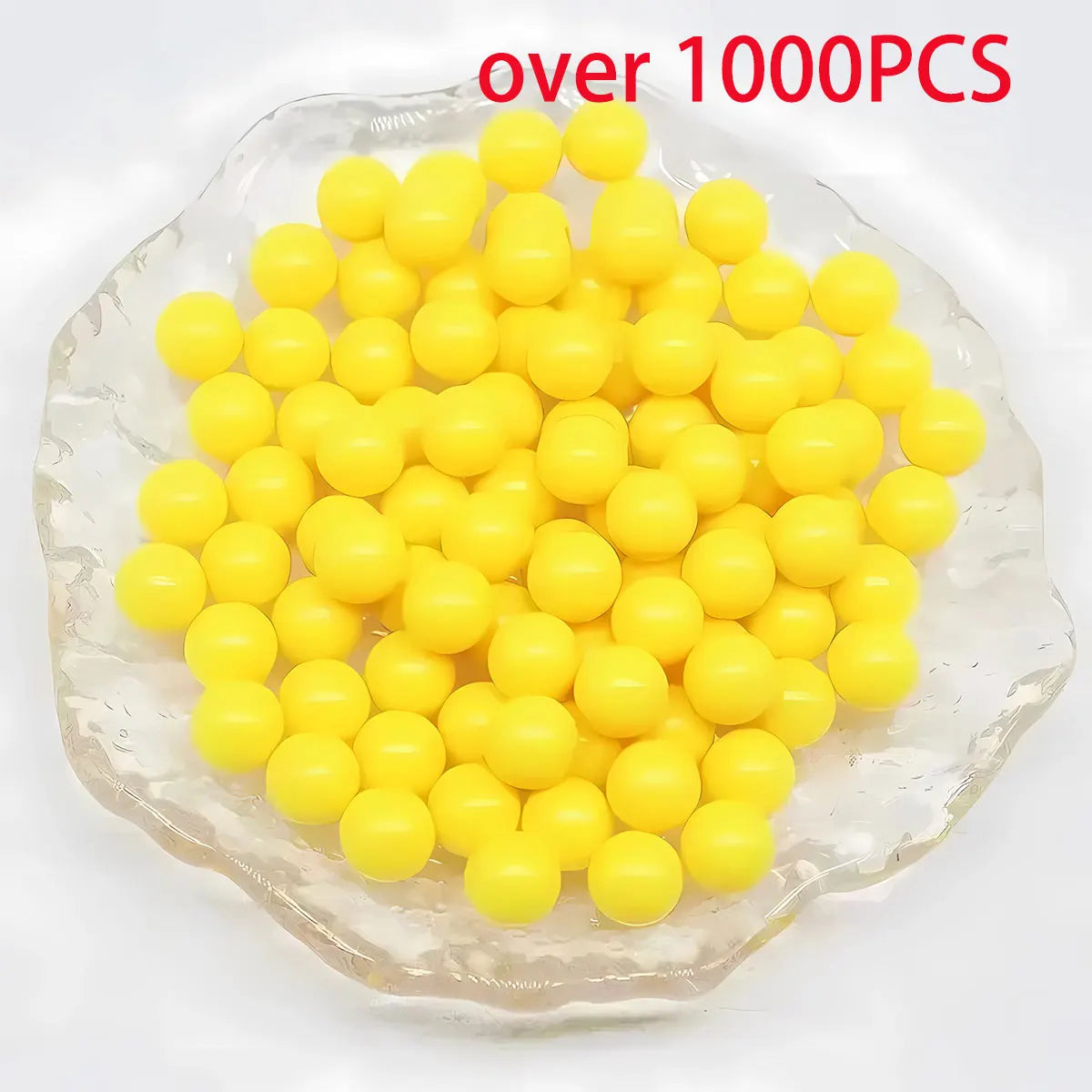 Gula 6 mm BB-kulor i plast för airsoft – 100–2 000 st