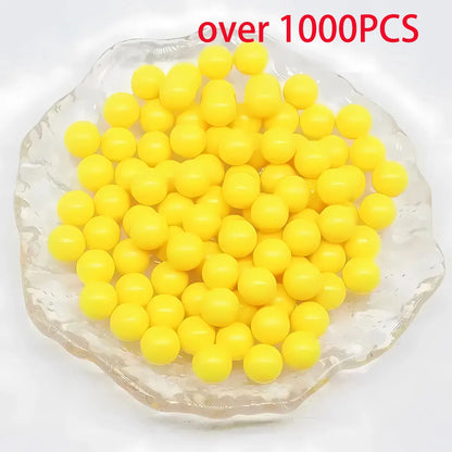 Gula 6 mm BB-kulor i plast för airsoft – 100–2 000 st