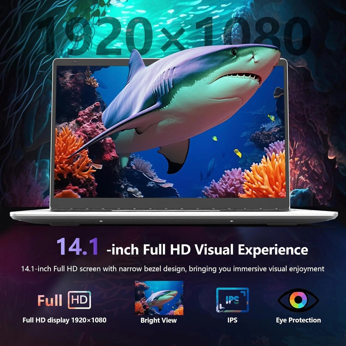 New 14.1" Gaming Laptop Intel Core i9-10980HK Win 11 Pro 32GB RAM 2TB SSD Ultra Slim Notebook Computer 1920x1080 FHD Office PC