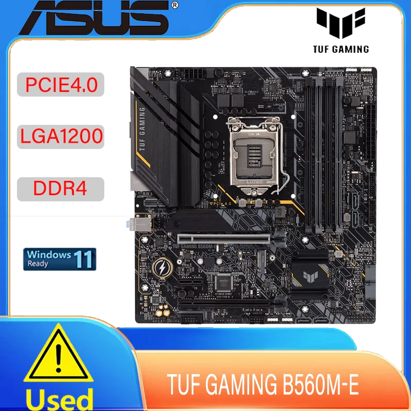 Asus TUF GAMING B560M-E Motherboard LGA 1200 DDR4 Micro ATX Mainboard