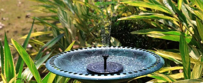 Soldriven Fontänpump för Trädgård och Fågelbad – 6 Munstycken, 1W/1,5W/2,5W