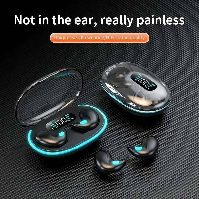 X55 True Wireless Earbuds – Bluetooth 5.0 HiFi Stereo Brusreducering Sport Gaming Sleep 350mAh Fodral Lila Svart Blå Vit Khaki