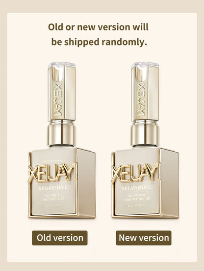 1/6Pcs 15ml Jelly Ice Nude Peelable Polish, UV/LED - Set, Formaldehyde - Free. Oval, Glossy. Good for Salon & DIY