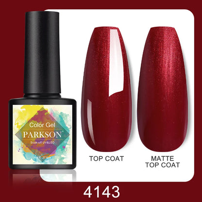 Parkson No Wipe Top Base Coat Nail Gel polish Design Enhancer Varnish Semi Permanent Soak Off UV LED Nail Art Tool