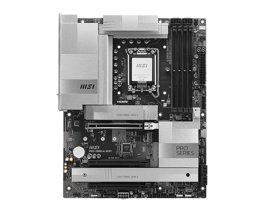 MSI PRO Z890-A WIFI LGA 1851 Motherboard INTEL Z890 CPU Support Core Ultra 9 285K 7 265K 5 245K 9 285T Ram DDR5 256GB M.2 ATX