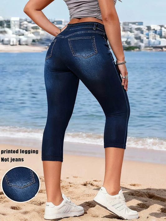 Mönstrade leggings för dam