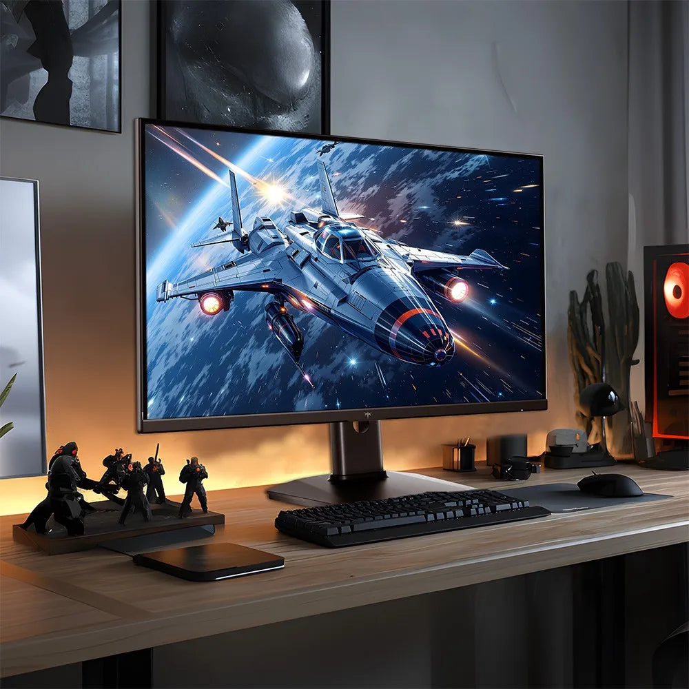 KTC H27T7P-2 Gaming Monitor 27" – Fast IPS 2K QHD 210Hz OC 1ms HDR400 FreeSync G-Sync 1,07 Mdr Färger Höjdjusterbart Stativ VESA