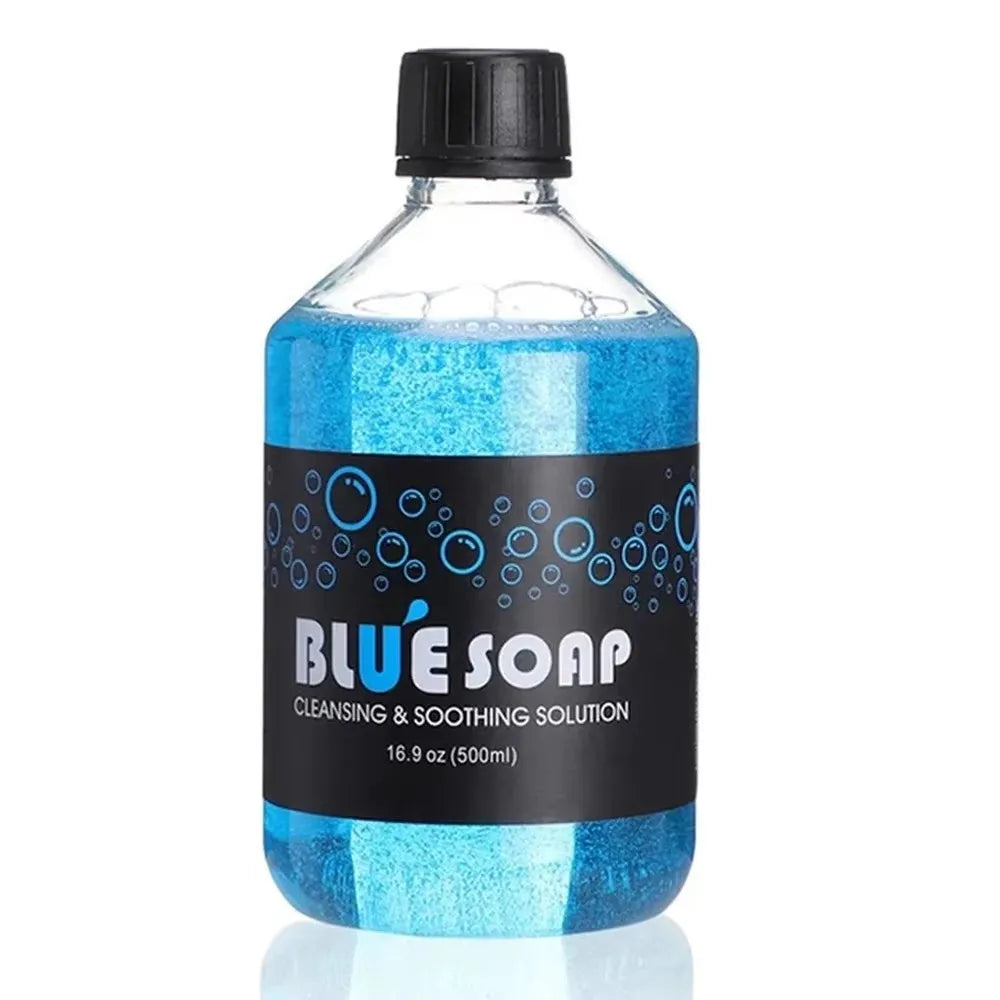 500/40ml Tattoo Blue Soap Concentrating Green Soap Mild Tattoo Cleaning Soothing Aftercare Solution Liquid Soap for Tattoo Salon