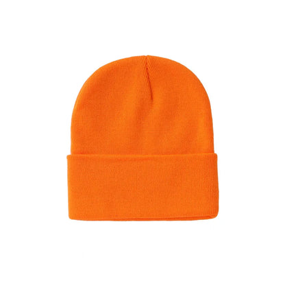 Anpassningsbar Stickad Mössa Brodyr Tryck – 25 Färger Akryl Unisex Vinter Volymrabatt 1–30+ Mössor Med/Utan Logotyp Profilkläder