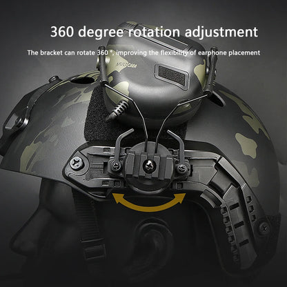 Tactical Helmet Headset Non-picking Noise-Cancelling Headset For Gen5 Helmet Headset Baofeng Radio PTT Adapter Mobile Earphone