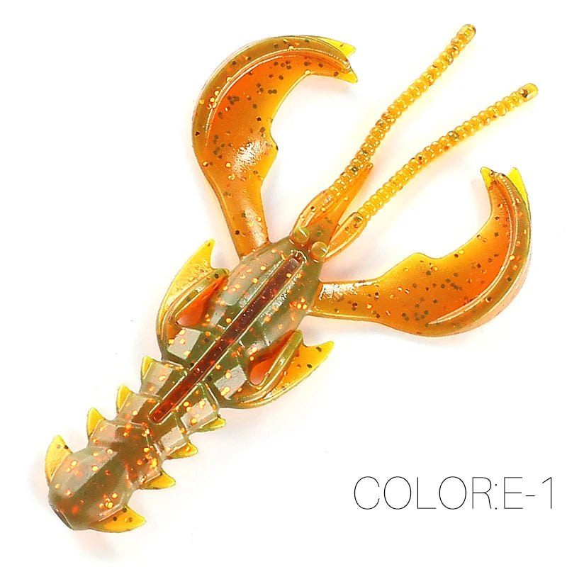 Supercontinent Crazy Lures 65mm/10pcs 40mm/20pcs Soft Lure Fishing Lures Shrimp Lobster Soft Plastic Lure Fishing Lures