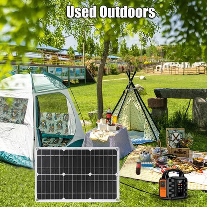 Komplett Solkraftsystem 4000W/6000W – 20W Monokristallin Solpanel + Modifierad Sinusvåg Inverter 110V/220V + 30A PWM-regulator 12V/24V