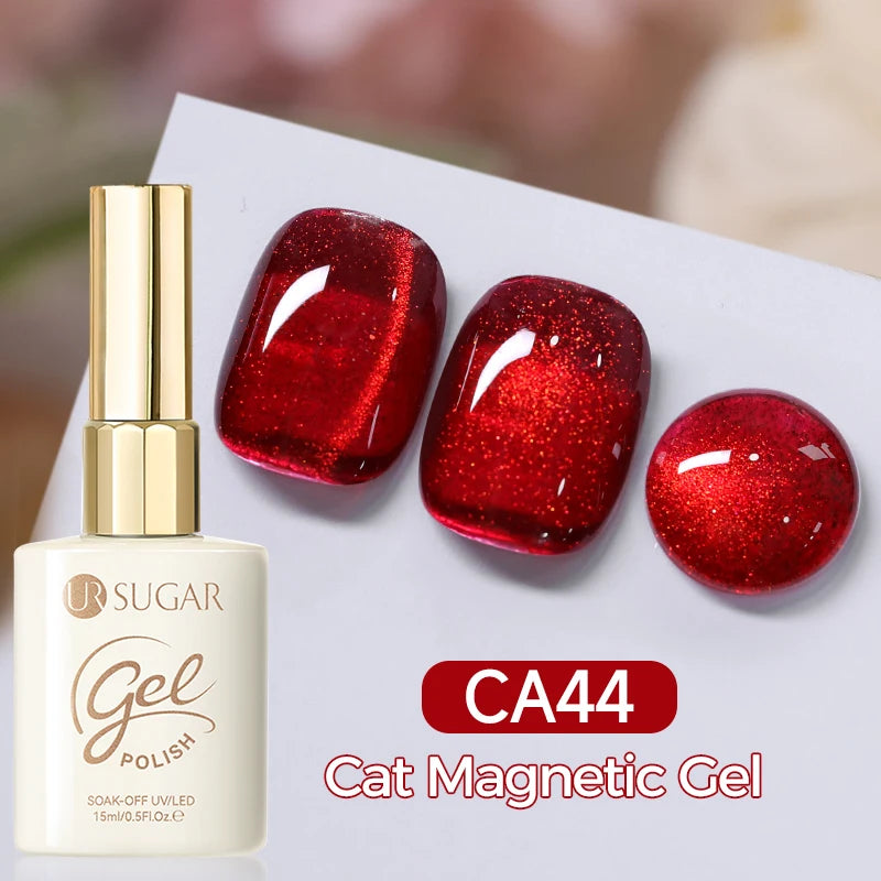 UR SUGAR 15ml Cat Magnetic Gel Nail Polish 30 Colors Semi Permanent Magnetic Gel UV/LED Soak Off Painting Vanrish Design