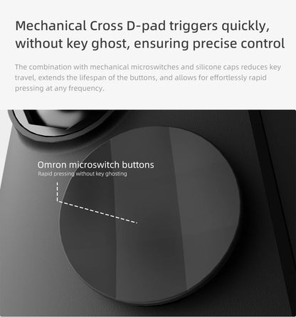 MOBAPAD M6 Controller For Nintendo Switch OLED Joypad with Hall Joystick HD Vibration Console for Switch NS OLED Gamepad
