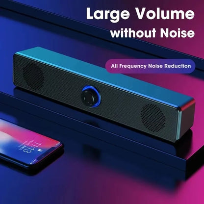 Wired Wireless Bluetooth Speaker Sound Box Bar Soundbar Computer PC TV Laptop Desktop Music Portable Caixa De Som Audio System