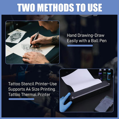 150/5pcs Professional Tattoo Transfer Papers A4 Tattoo Stencil Paper Carbon Thermal Copy Paper Tattoo Transfer Machine Accessory