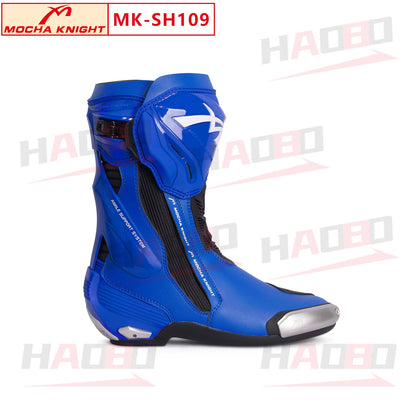 BENKIA SH109 Mocharöda Motorcykelstövlar