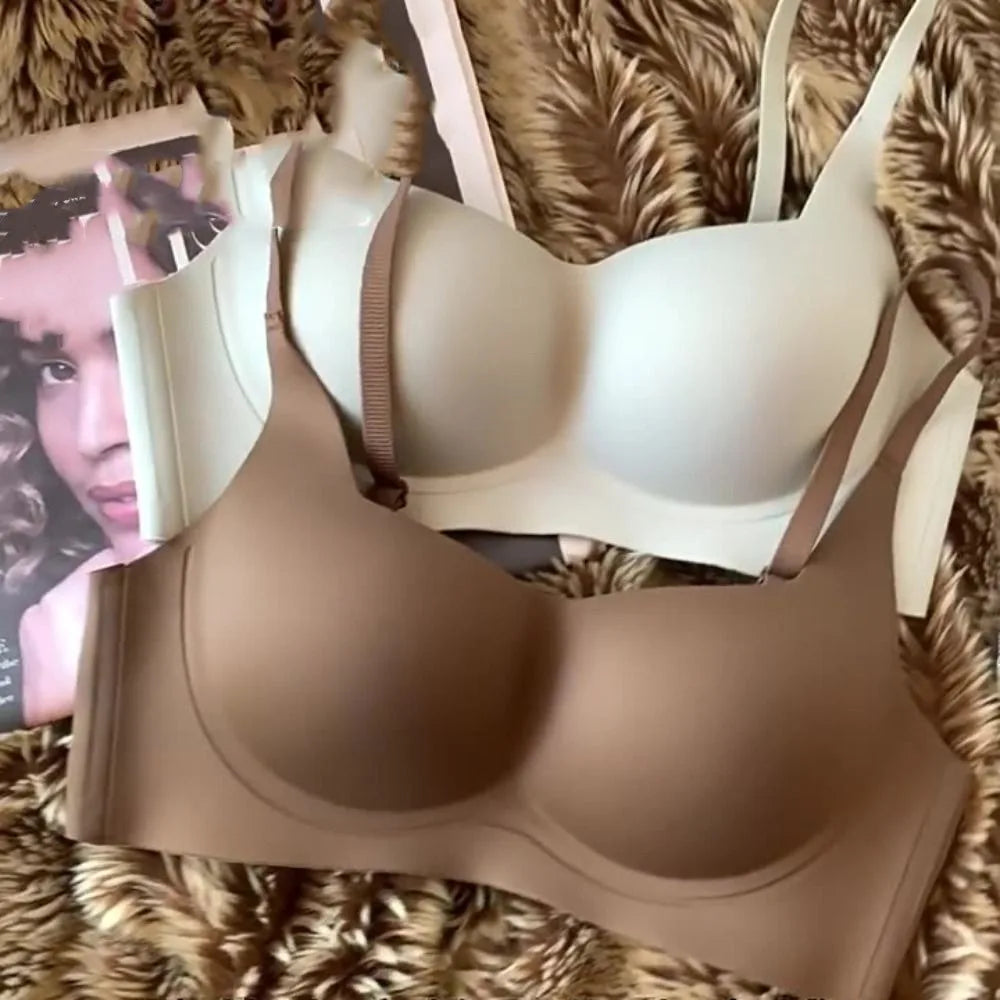 Fashion Shockproof Seamless Bra Anti-sagging Underwear Bralette for Women Intimates Push Up Bra Girl