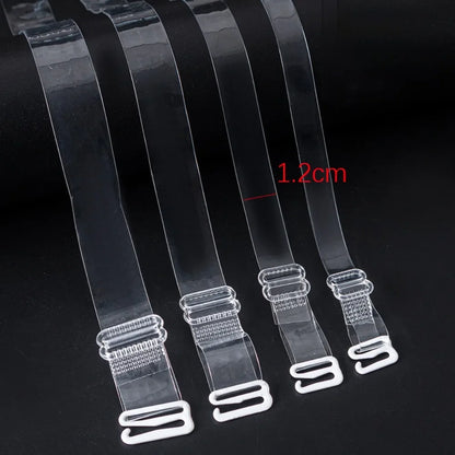 Good Load Bearing Transparent Bra Straps Detachable Anti Slip Underwear Strap Invisible Adjustable Shoulder Strap Evening Dress