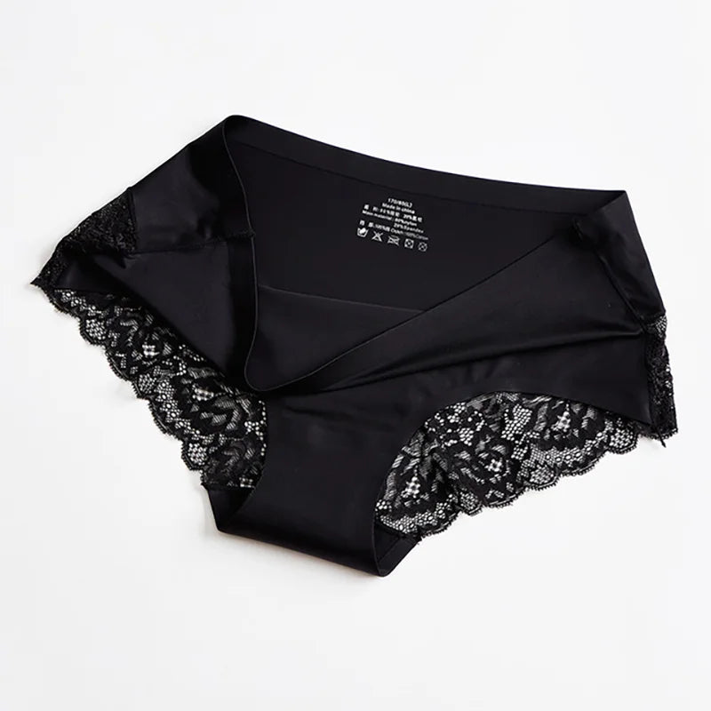 TrowBridge 3-pack Trosor i Spets och Satin - Stora Storlekar