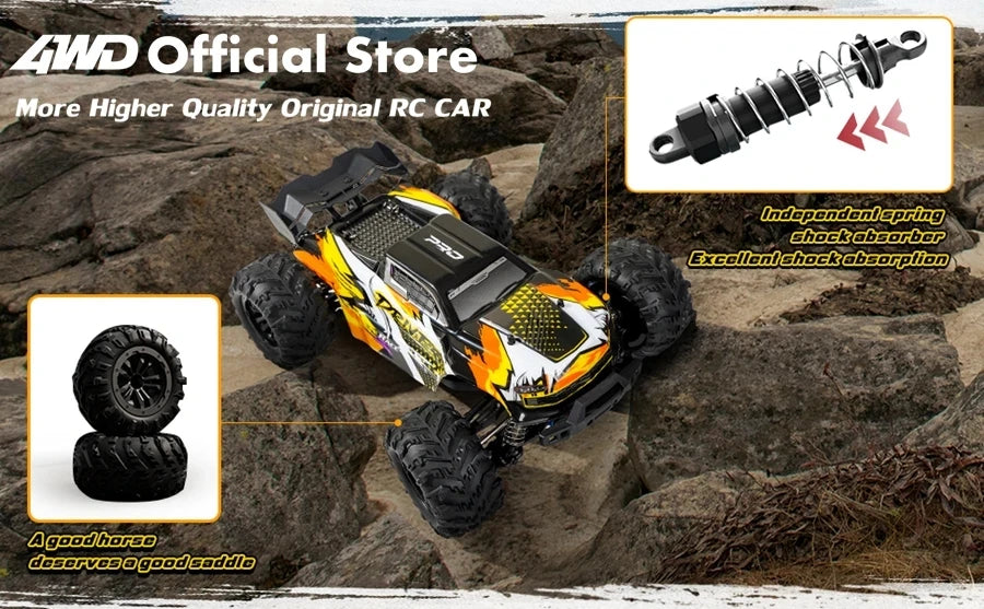 4WD radiostyrd bil i skala 1:16 med 4 kanaler