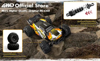 4WD radiostyrd bil i skala 1:16 med 4 kanaler