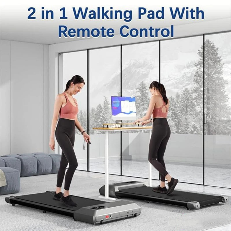 Löpband och Walking Pad för Hemmabruk – 2,5 HK, Max 159 kg, LED-display och PitPat-app