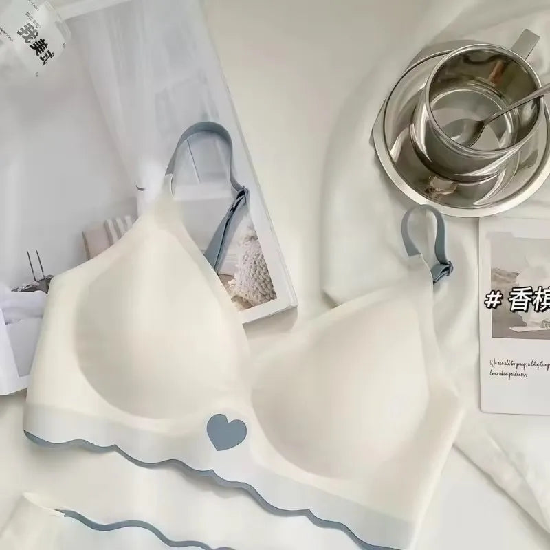 BH Women Bralette No Steel Ring Adjustable Strap Beauty Back Bra Upper Support Pure Desire Comfort Sling Ladies Underwear