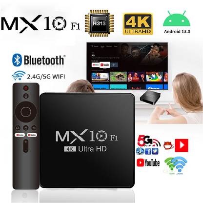 android tv box decoder 2024 4k android 13 mx10 f1 digital wholesale onn certificado smart android tv box