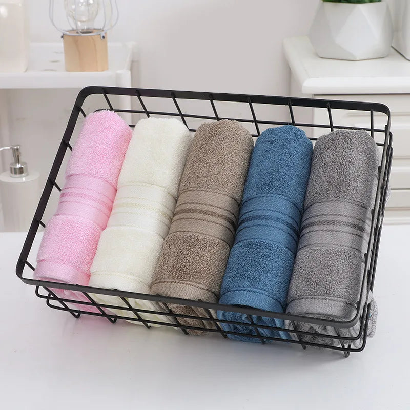1/2/6pcs Bamboo Fiber Towel Set Luxury Thick Bath Towels & Face Towels for Adults 34x74cm/70x140cm Home Bathroom Accessories