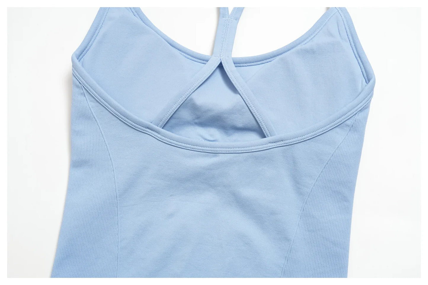 Summer New Yoga Vest Women Workout Crop Tops Cross Back Strap Fitness Bra Shockproof Sports Halter Workout Bra Push Up Yoga Vest