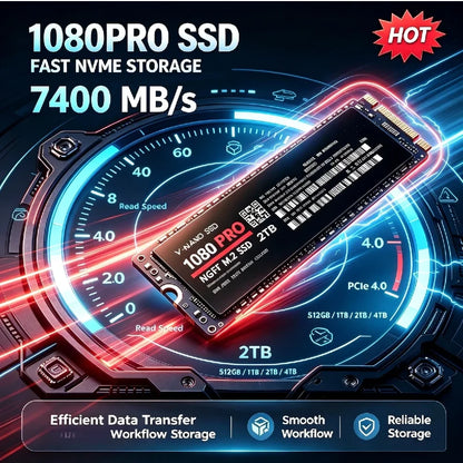Original 1080PRO M.2 NVMe SSD 1TB 2TB NGFF Internal Solid State Drive High Speed Hard Disk for Gaming Laptop Desktop Notebook