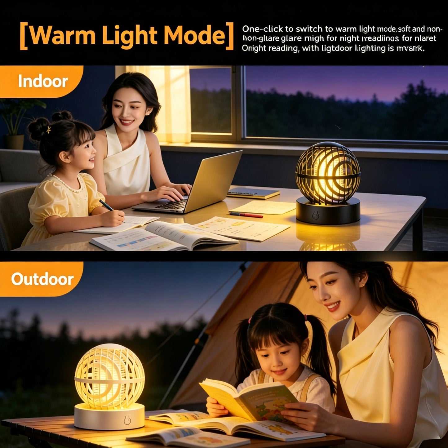 Portable Electric Mosquito Killer Lamp USB UV Light Insect Trap Indoor Home Bedroom Mute Bug Zapper Mosquito Repellent Light