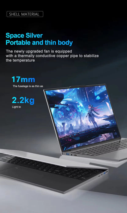 LENO 15,6" Gaming Laptop Intel Core i9-10980HK 16/32GB RAM Upp till 2TB SSD – Win 11 Pro Fingeravtryck Bakbelyst Tangentbord FHD IPS