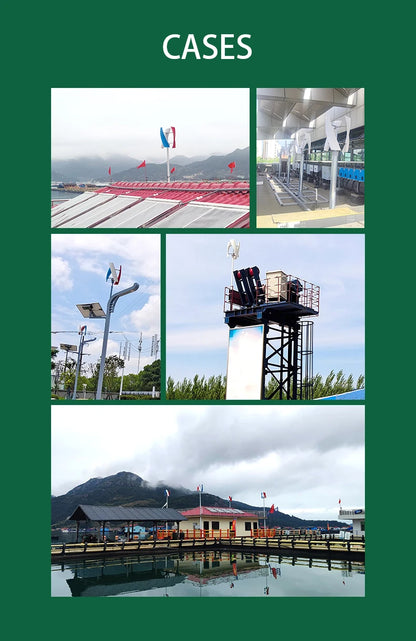 5000W Wind Turbine 12V 24V 48V Free Energy Wind Turbine Generator 10KW With Free MPPT Controller Battery 220V For Household Use