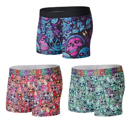 Herr Boxershorts FARDLY 1/3-pack – Mjuka Andningsbara Stretch Trunks, 7 Färger S–XXL