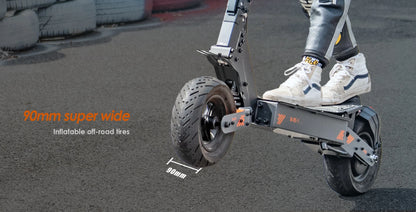 KuKirin G4 hopfällbar elscooter med 11-tumsdäck och 60 V-batteri