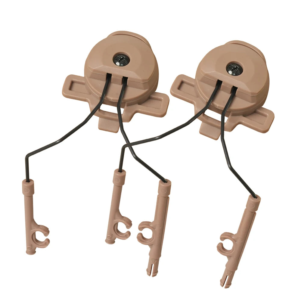 BOOIU Tactical Headset Bracket Wendy Helmet Earphone Buckle Stand ARC Rail Adapter Mount Comtac II Noise Cancelling Headset