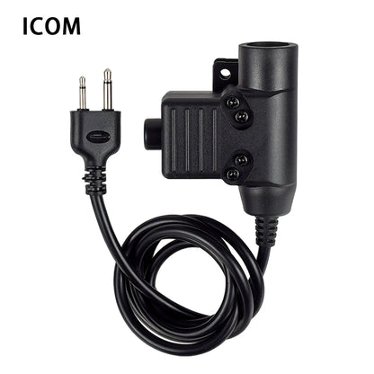 Tactical Outdoor Shooting Communication Headphone Bowman Elite II Headset U94 PTT For Kenwood Baofeng UV-5R Radio Accessory