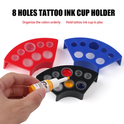 300pcs Tattoo Ink Caps with Cup Holders Set Small Medium Large Ink Cups And Cup Holder for Ink Container by ArtSuppliesPro