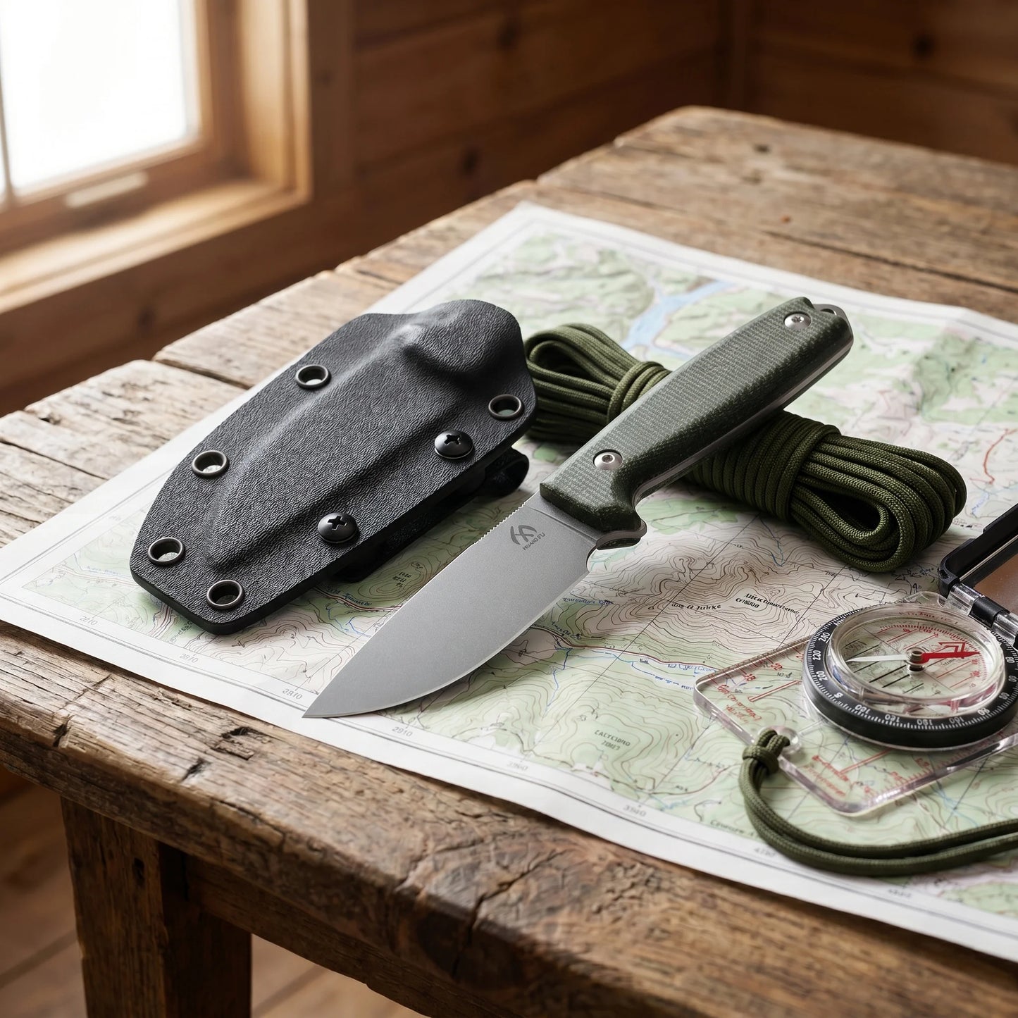 Lightweight Pocket Outdoor Knife, Durable and Wear-resistant Material, Practical Cutting Tool for Daily Commuting, Camping, and