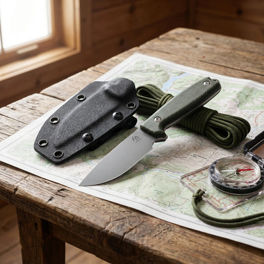 Lightweight Pocket Outdoor Knife, Durable and Wear-resistant Material, Practical Cutting Tool for Daily Commuting, Camping, and