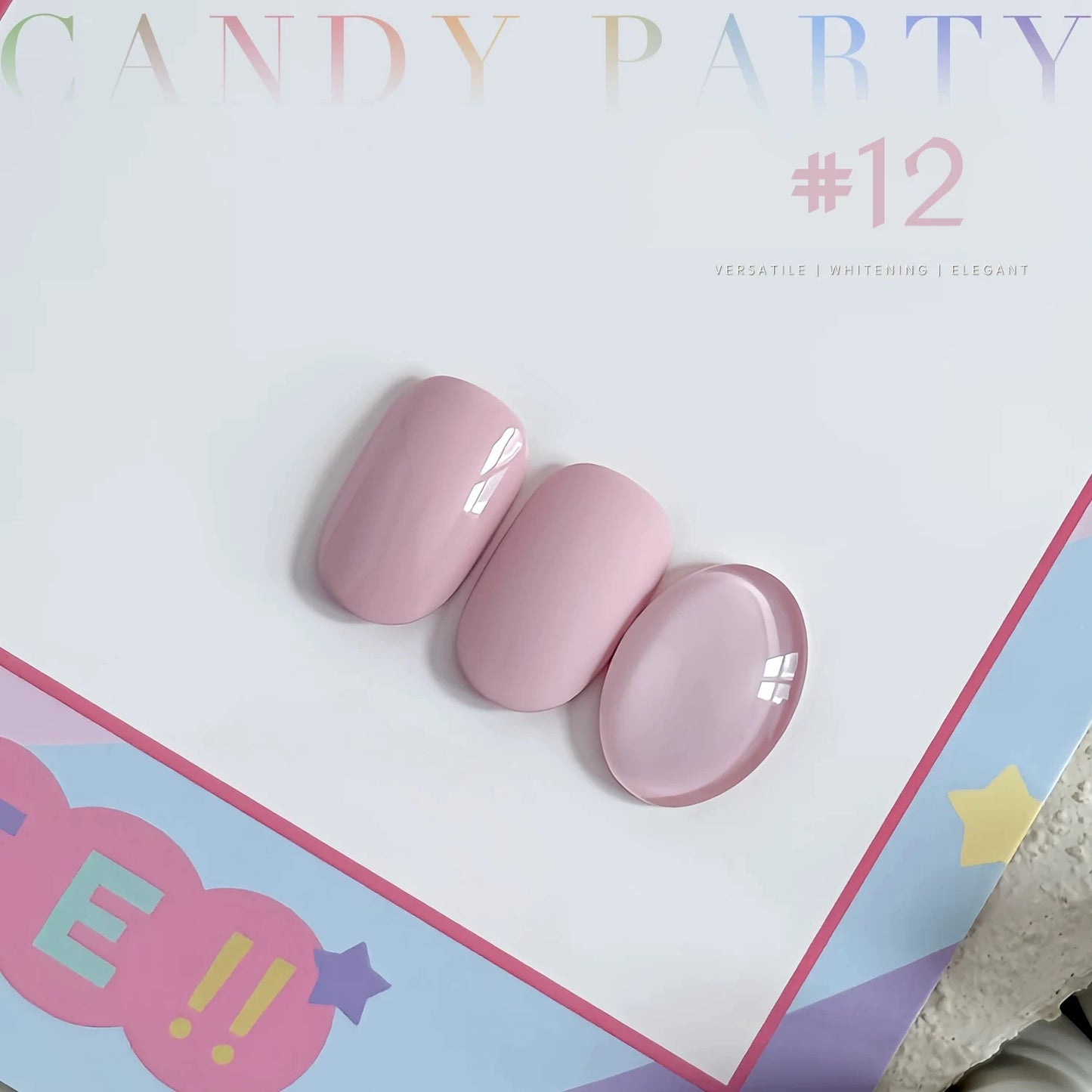 MAINEL 1-12Pcs Fashion Nude Shiny Soak Off UV Gel Nail Gel Polish Cosmetics Nail Art Nails Gel Polish Tips Nail Varnish
