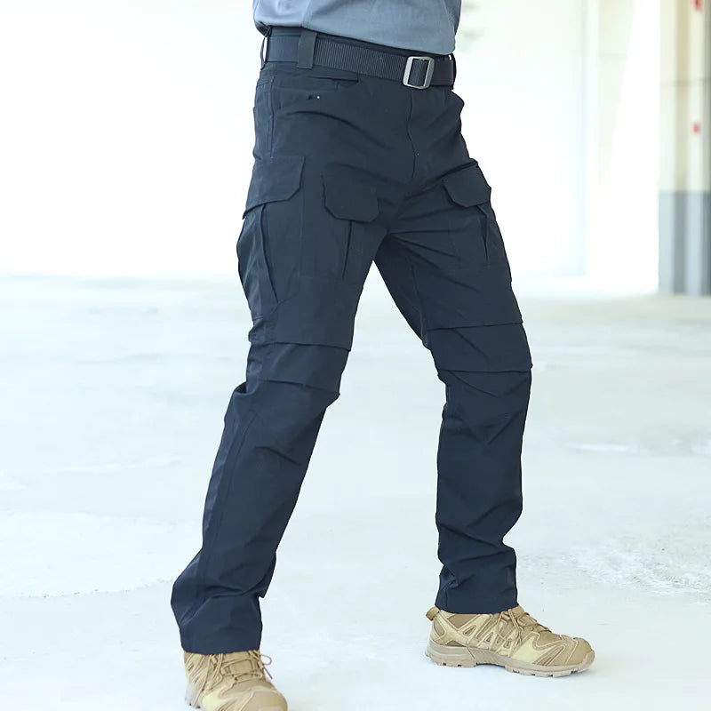 Summer Tactical Multi-pocket Work Tactical Pants Men Outdoor Waterproof Sports Hiking Climbing Pants Combat Cargo Trousers