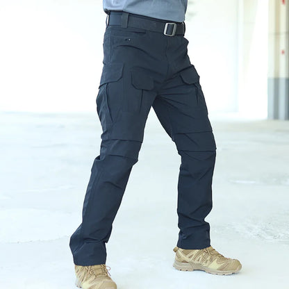 Summer Tactical Multi-pocket Work Tactical Pants Men Outdoor Waterproof Sports Hiking Climbing Pants Combat Cargo Trousers