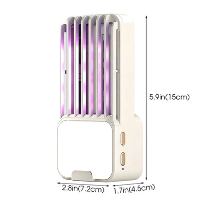 Electric Mosquito Trap USB 3 Adjustable Modes Plug-in Bug Zapper Night Light Indoor Pest Control for Bedroom Kitchen