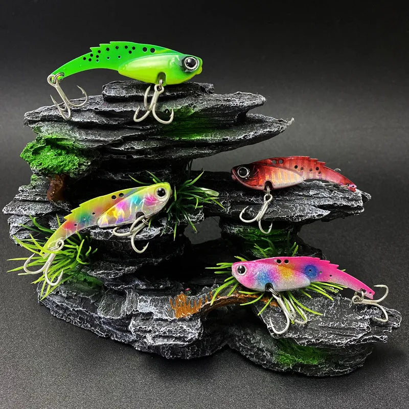 VIB submerged long throw lure for lure fishing, 60MM/67MM, Trembling swim tip 18.7G/26.4GB, VIB false bait fishing lure