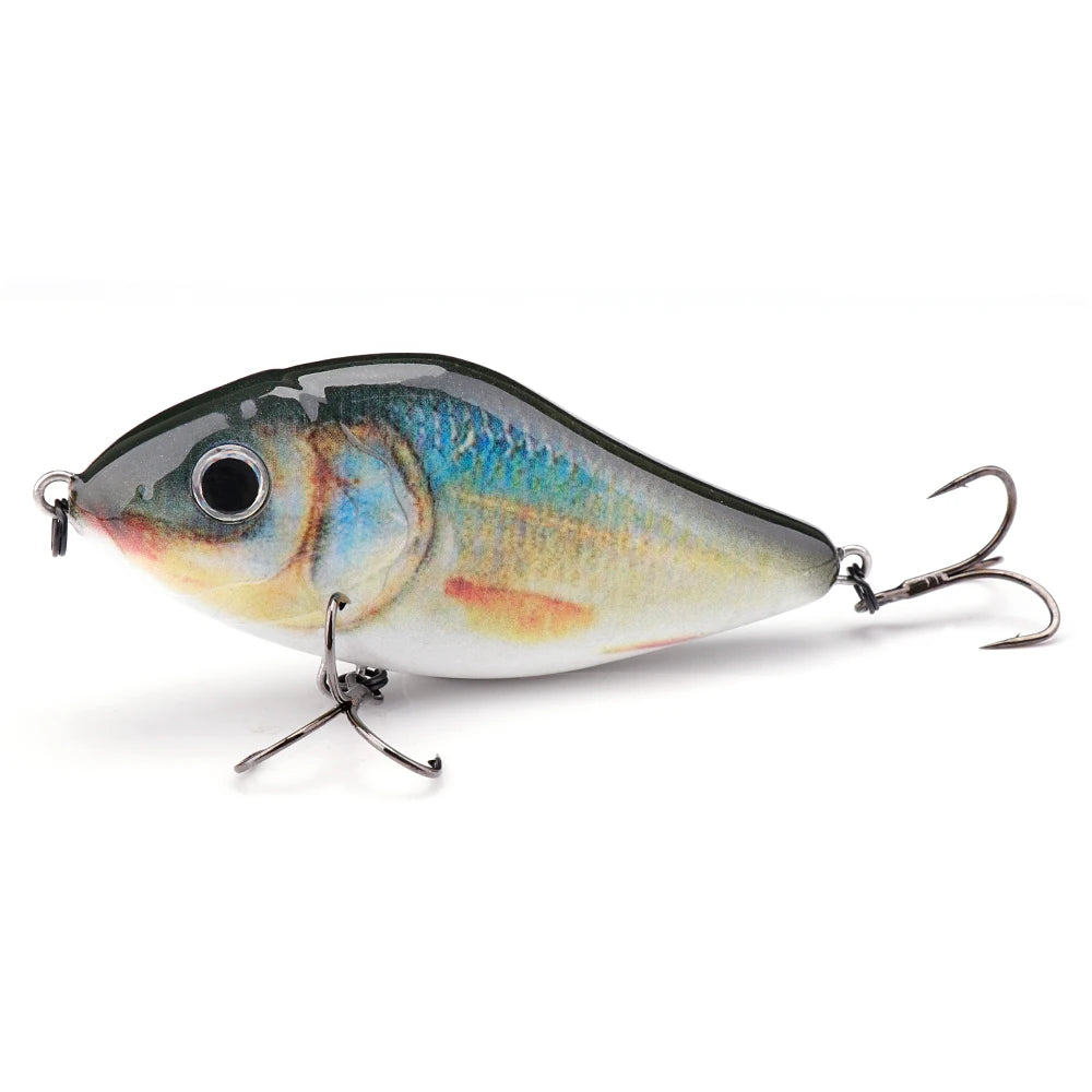 GOBASS Slider Jerkbait 6cm/8cm/10cm Slow Sinking Musky Wobbler Pike VIB Hard Bait Crankbait Plastic Fishing Lures Pesca Leurre