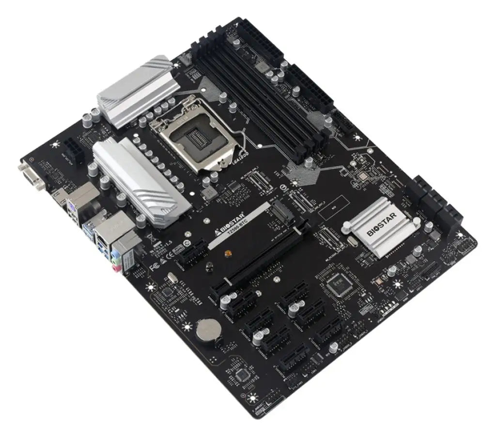 Z590 TZ590-BTC BIOSTAR Motherboard LGA 1200 CPU Support 10th 11th Gen I9-11900K I7-11700K I5-10400 I9-10900K DDR4 I9-11900K ATX